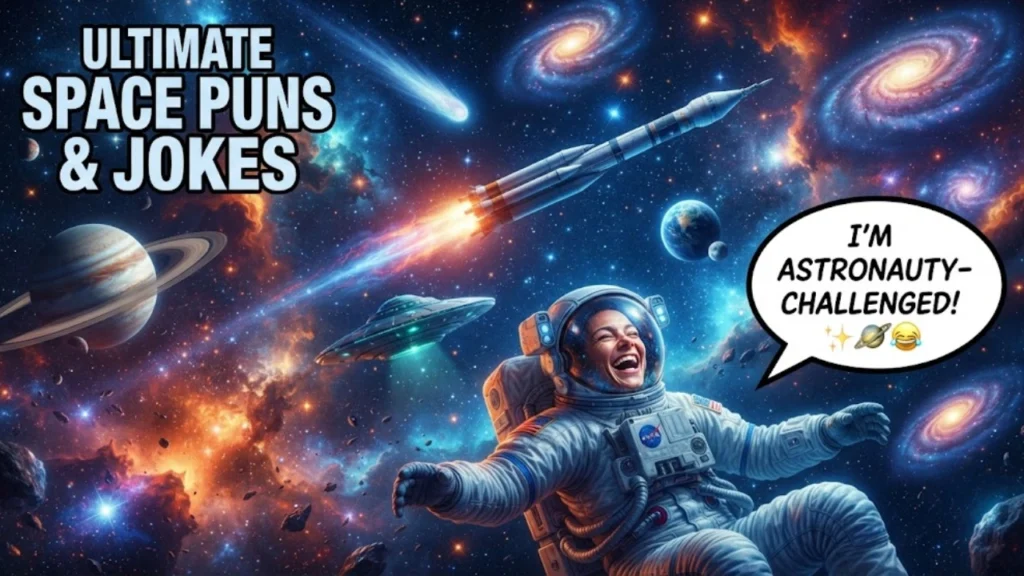 Cute Space Puns for Love, Crushes and Valentine's