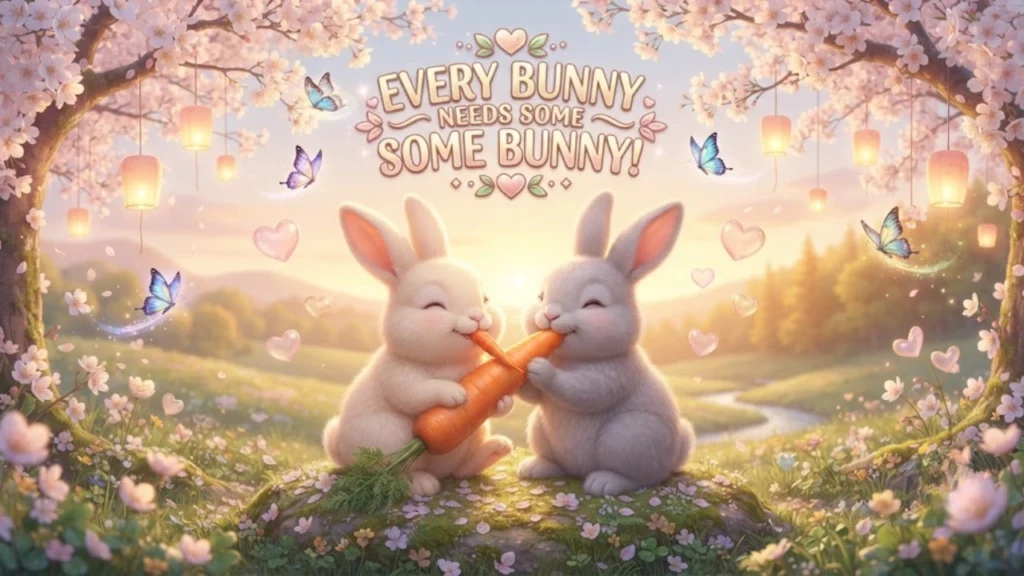 Love and Valentine's Bunny Puns