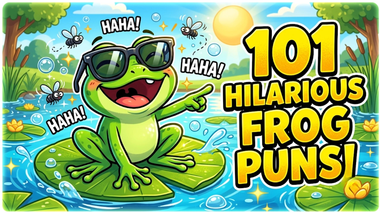 101 One-Liners Hilarious Frog Puns That Will Make You Croak With Laughter