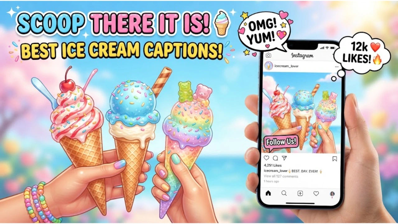 325 Best Ice Cream Puns and Jokes for Instagram Captions, Summer Fun, Kids & Sweet Laughs