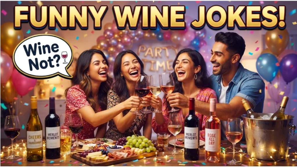 Funny Wine Puns and Jokes for Parties and Girls Night
