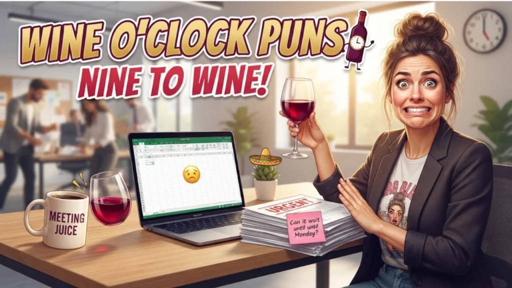 Wine Puns for Wedding Favor Tags and Gifts